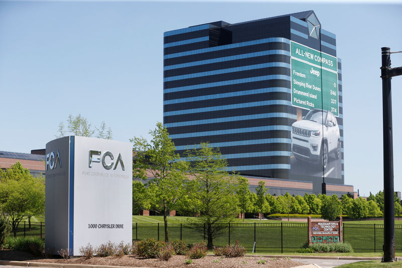 © Reuters. Fiat Chrysler Automobiles' U.S. headquarters is seen in Auburn Hills, Michigan,