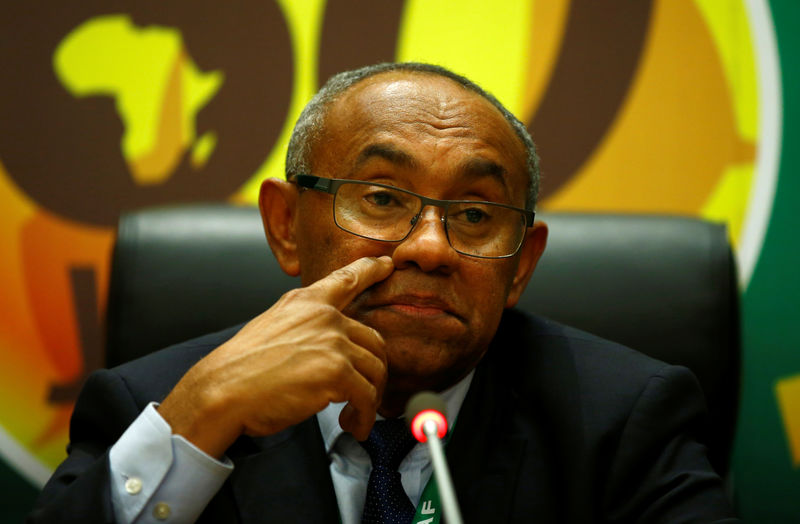 © Reuters. INFORMATION JUDICIAIRE POUR LE PRÉSIDENT DE LA CONFÉDÉRATION AFRICAINE DE FOOTBALL