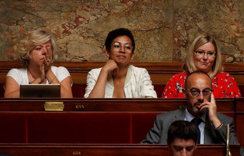 © Reuters. LA DÉPUTÉE AINA KURIC QUITTE LA RÉPUBLIQUE EN MARCHE