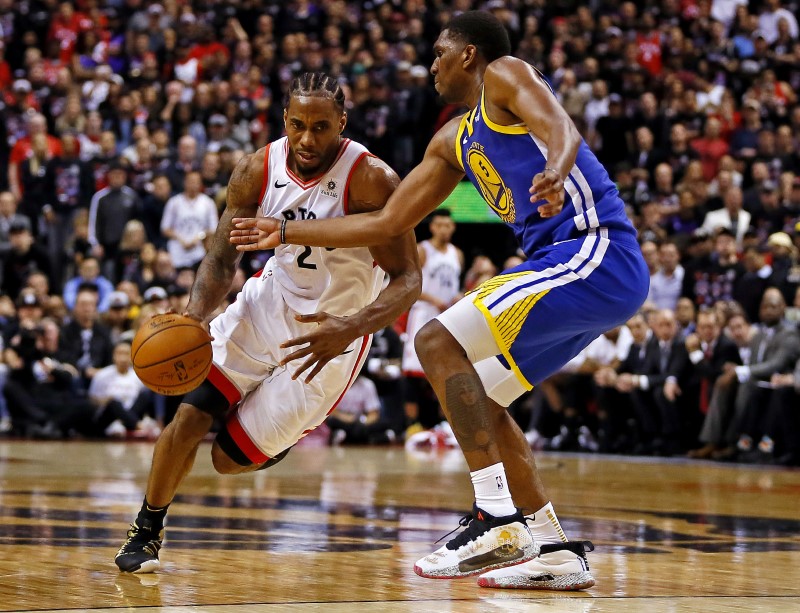 © Reuters. NBA: Finals-Golden State Warriors at Toronto Raptors