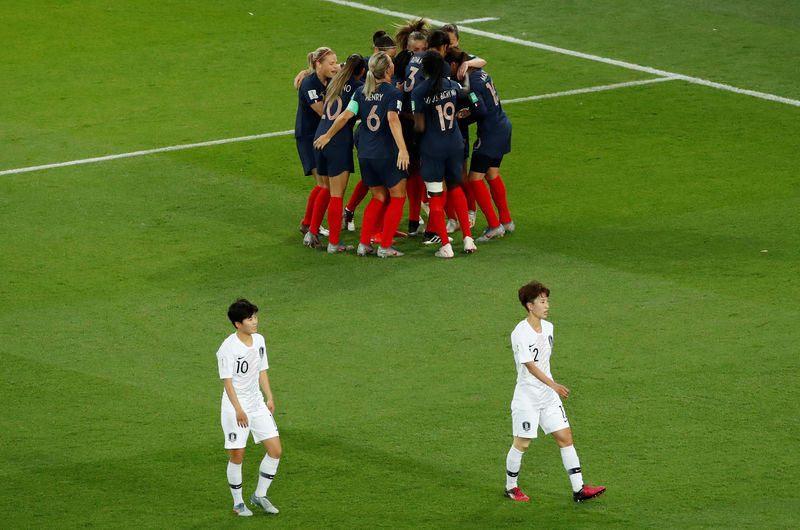 © Reuters. Women's World Cup - Group A - France v Korea Republic