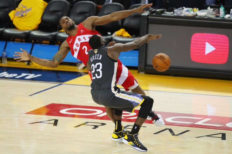 © Reuters. NBA: Finals-Toronto Raptors at Golden State Warriors