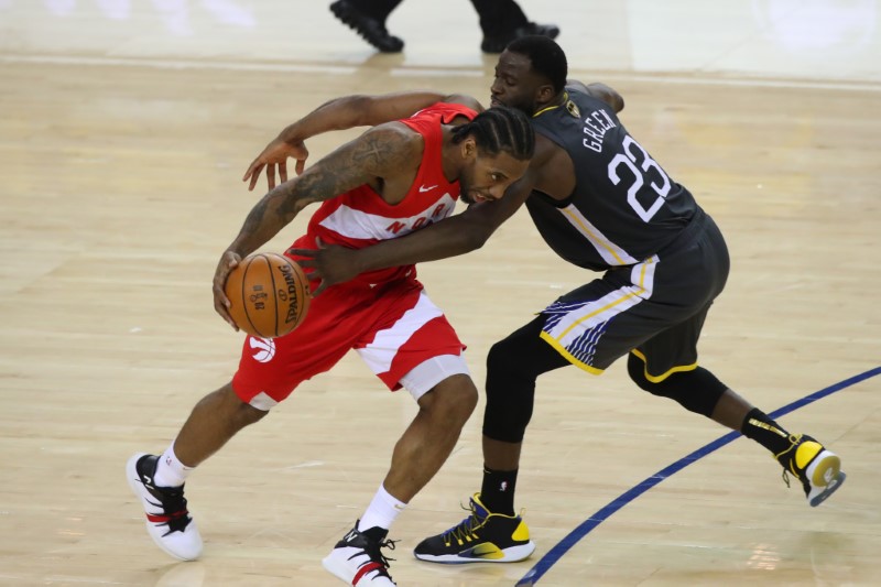 © Reuters. NBA: Finals-Toronto Raptors at Golden State Warriors