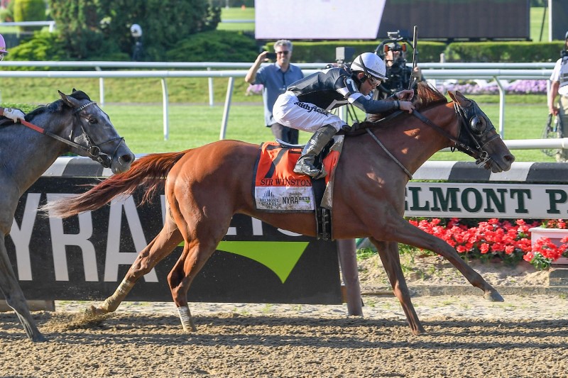 © Reuters. Horse Racing: 151st Belmont Stakes