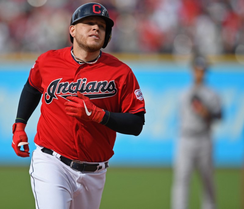 © Reuters. MLB: New York Yankees at Cleveland Indians