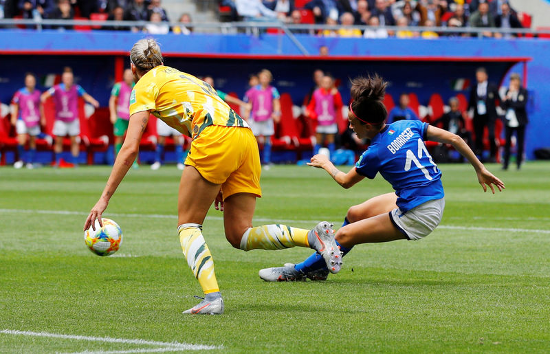 © Reuters. Women's World Cup - Group C - Australia v Italy