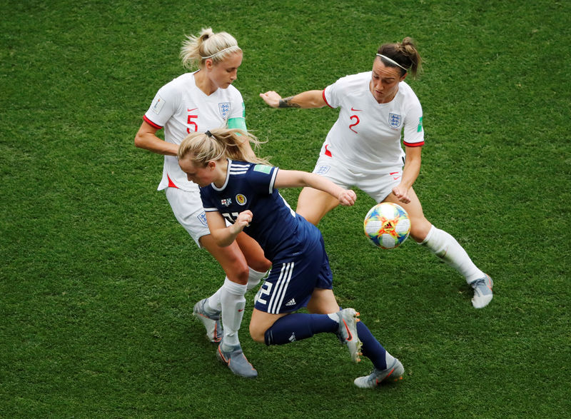 © Reuters. Women's World Cup - Group D - England v Scotland