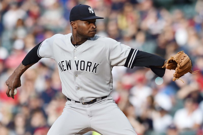 © Reuters. MLB: New York Yankees at Cleveland Indians