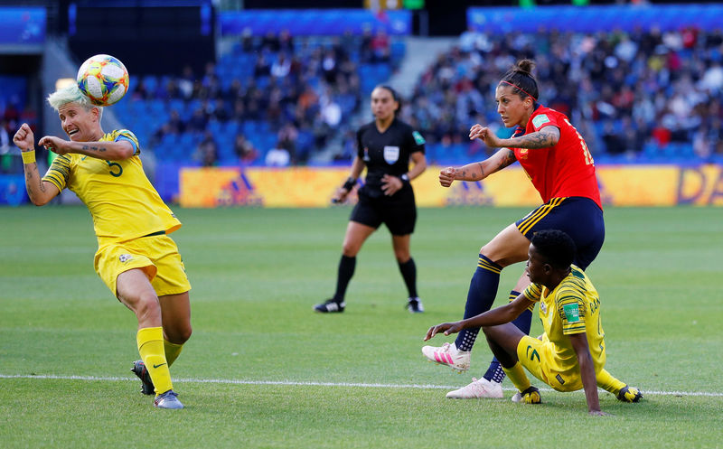 © Reuters. FILE PHOTO: Women's World Cup - Group B - Spain v South Africa