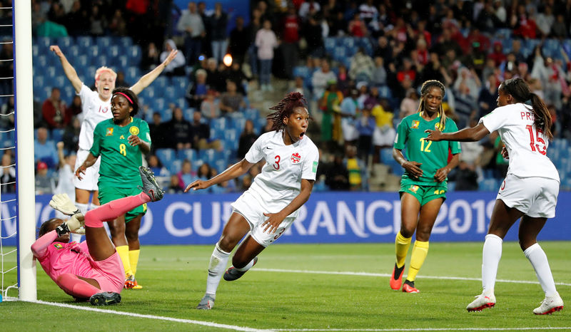 © Reuters. Women's World Cup - Group E - Canada v Cameroon