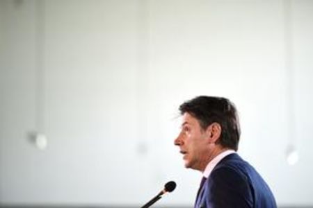 © Reuters. Il Primo Ministro Italiano, Giuseppe Conte