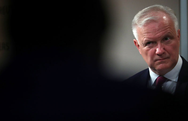 © Reuters. Presidente do banco central da Finlândia, Olli Rehn, durante evento em Londres, no Reino Unido