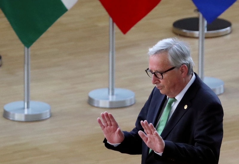 © Reuters. Presidente uscente della Commissione europea, Jean-Claude Juncker