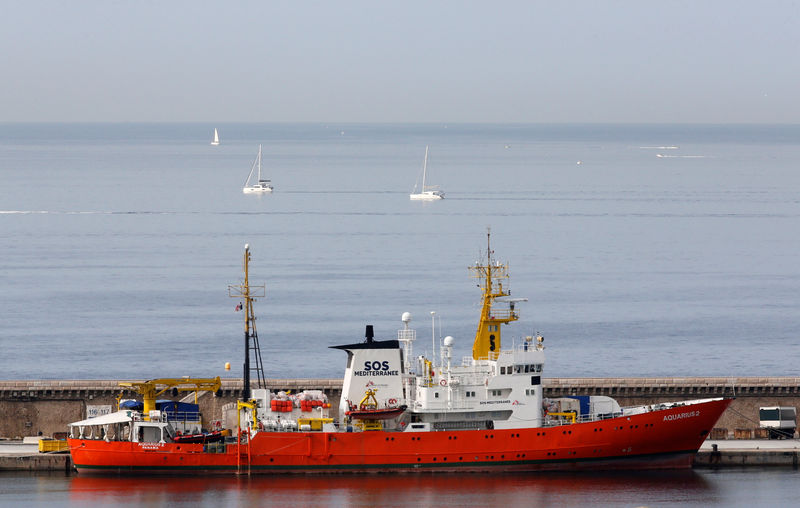 © Reuters. MÉDITERRANÉE: 1.151 MORTS DEPUIS LA FERMETURE DES PORTS ITALIENS