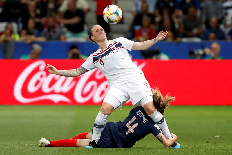 © Reuters. Women's World Cup - Group A - France v Norway