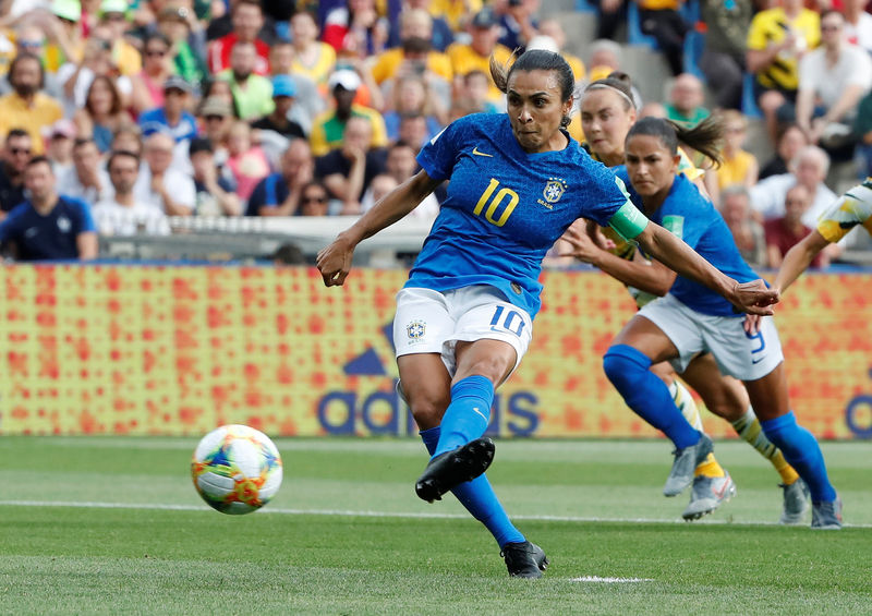 © Reuters. Women's World Cup - Group C - Australia v Brazil