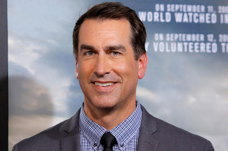 © Reuters. FILE PHOTO: Actor Rob Riggle attends the world premiere of "12 Strong" in Manhattan, New York