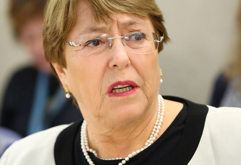 © Reuters. Chefe de direitos humanos da Organização das Nações Unidas (ONU), Michelle Bachelet