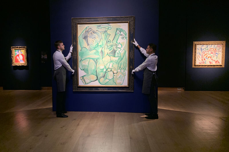 © Reuters. دار كريستيز تتوقع أن تحصد لوحات بيكاسو وليجيه الملايين في مزاد بلندن