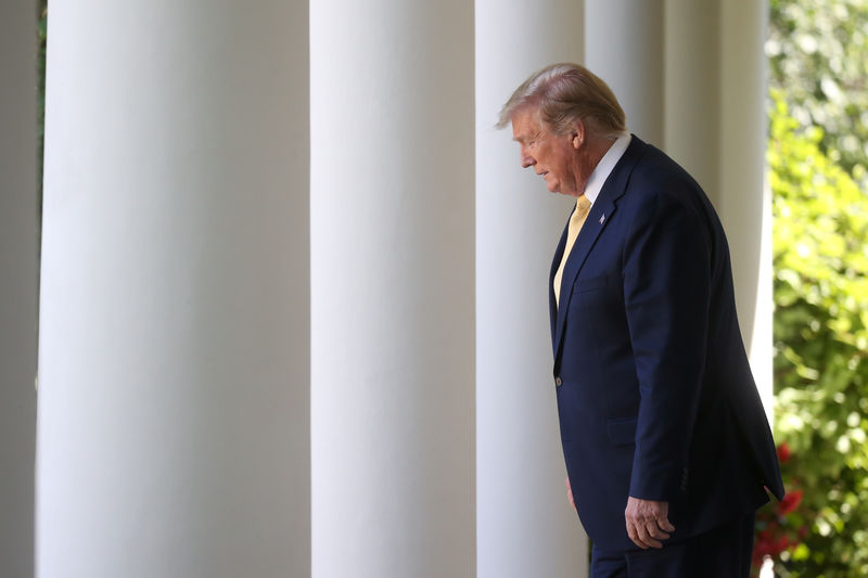 © Reuters. FILE PHOTO: U.S. President Trump hosts healthcare event in the Rose Garden of the White House in Washington