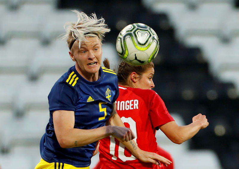© Reuters. FILE PHOTO: Women's International Friendly - Austria v Sweden