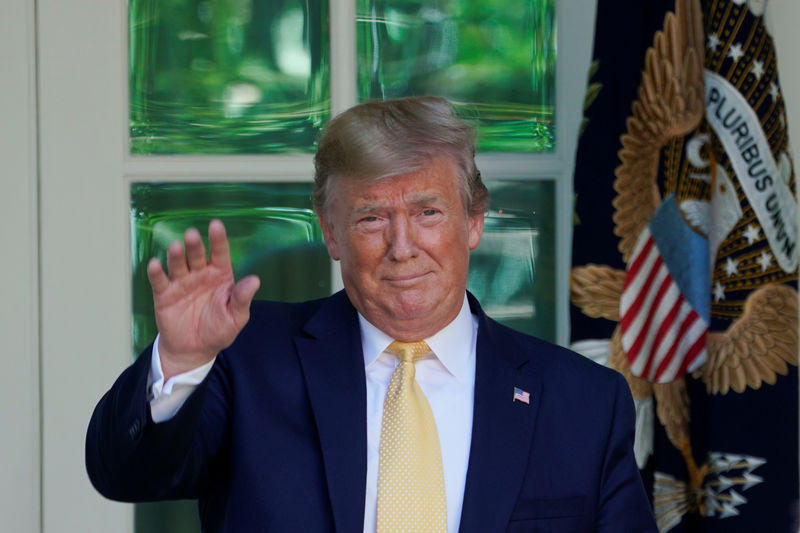 © Reuters. Presidente dos EUA, Donald Trump, na Casa Branca