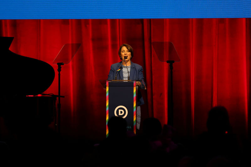 © Reuters. Democratic National Committee LGBTQ Gala - presidential candidates speak