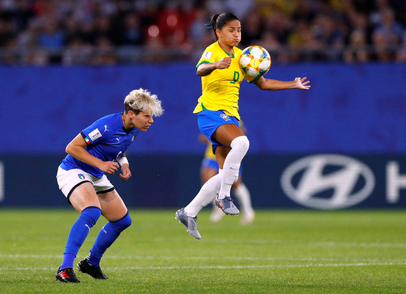 © Reuters. Women's World Cup - Group C - Italy v Brazil