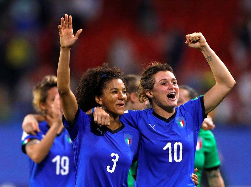 © Reuters. Women's World Cup - Group C - Italy v Brazil