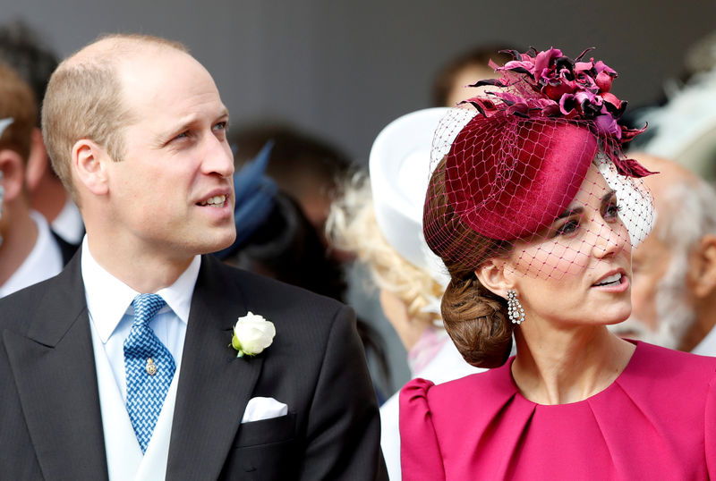 © Reuters. Príncipe William e a esposa, duquesa Kate