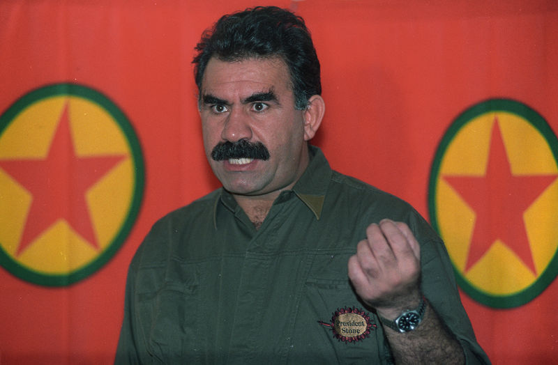 © Reuters. الزعيم الكردي المسجون أوجلان يدعو الأكراد للحياد في انتخابات بلدية اسطنبول