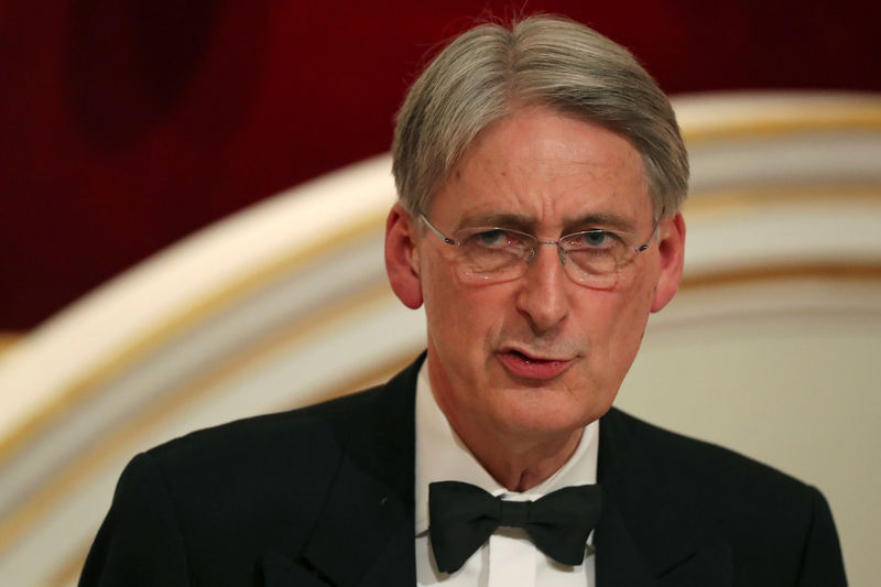 © Reuters. Annual Mansion House dinner in London