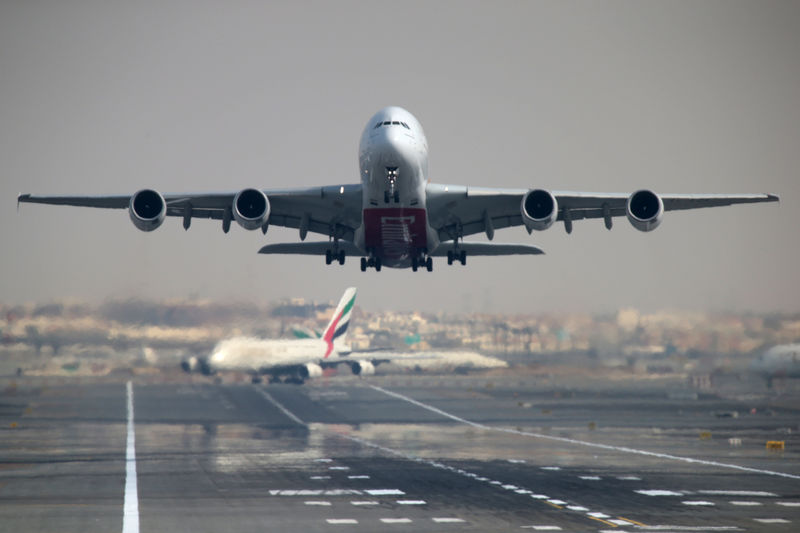 © Reuters. هيئة الطيران المدني الإماراتية تدعو شركات الطيران لاتخاذ تدابير السلامة اللازمة