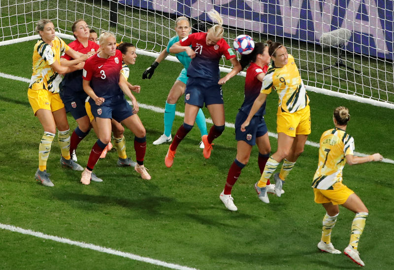© Reuters. Women's World Cup - Round of 16 - Norway v Australia