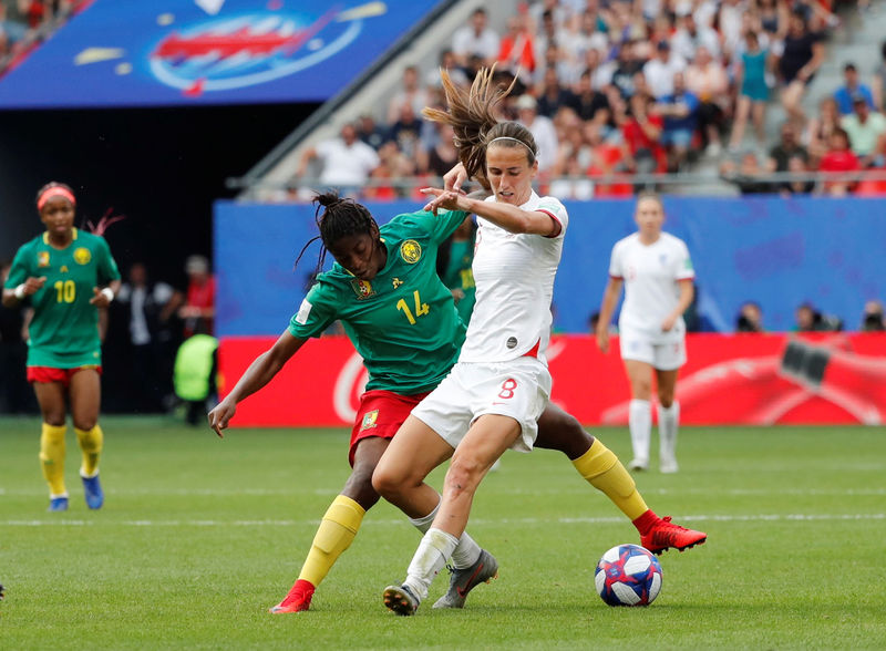 © Reuters. Women's World Cup - Round of 16 - England v Cameroon