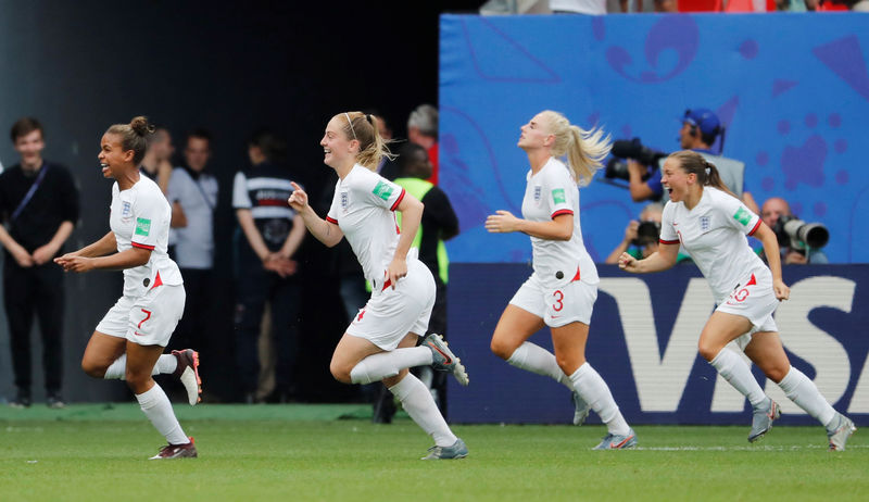 © Reuters. Women's World Cup - Round of 16 - England v Cameroon