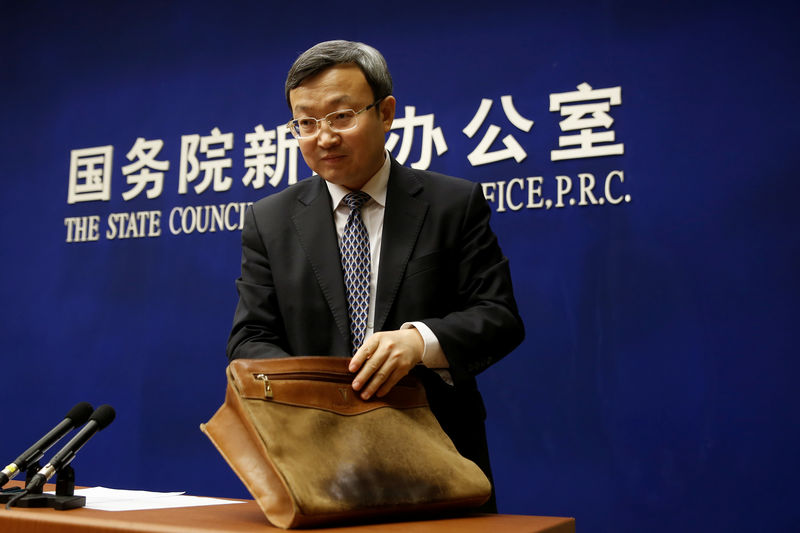 © Reuters. CWang Shouwen, viceministro de Comercio de China en Pekín, China, el 4 de abril de 2018