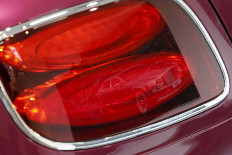 © Reuters. View shows tail light at Bentley cars showroom of a dealership outside Moscow