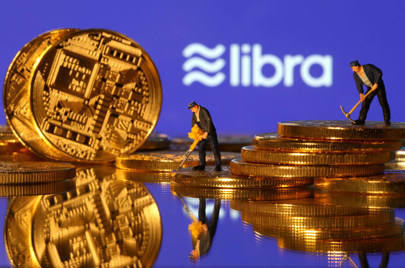 © Reuters. FILE PHOTO: Libra logo in illustration picture