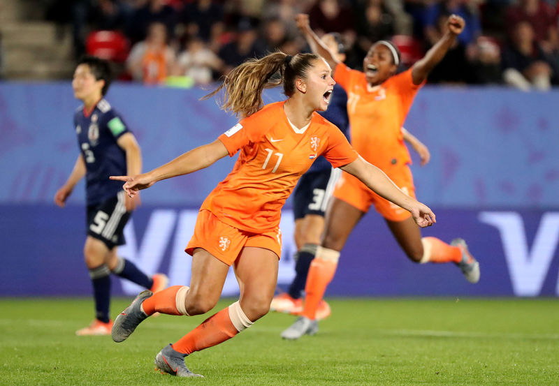 © Reuters. Women's World Cup - Round of 16 - Netherlands v Japan