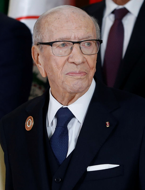 © Reuters. الرئيس التونسي يتعرض لوعكة صحية حادة استوجبت نقله إلى المستشفى