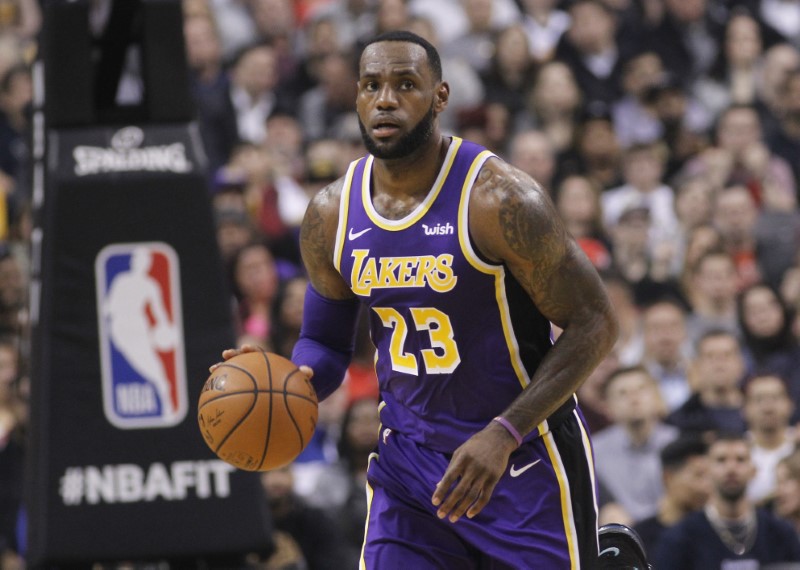 © Reuters. NBA: Los Angeles Lakers at Toronto Raptors