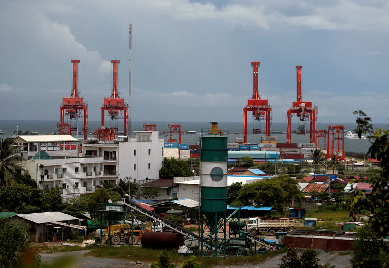 © Reuters. FILE PHOTO: The Sihanoukville Autonomous Port is seen at the Sihanoukville