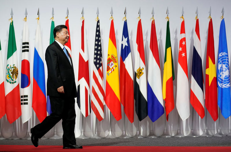 © Reuters. Presidente chinês, Xi Jinping, em Osaka