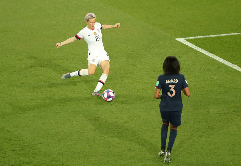 © Reuters. Women's World Cup - Quarter Final - France v United States