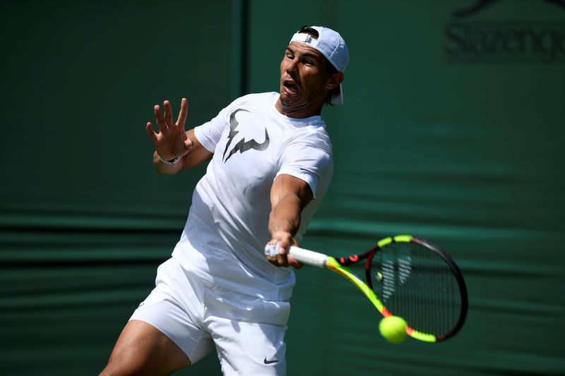 Nadal shrugs off difficult build-up for Wimbledon