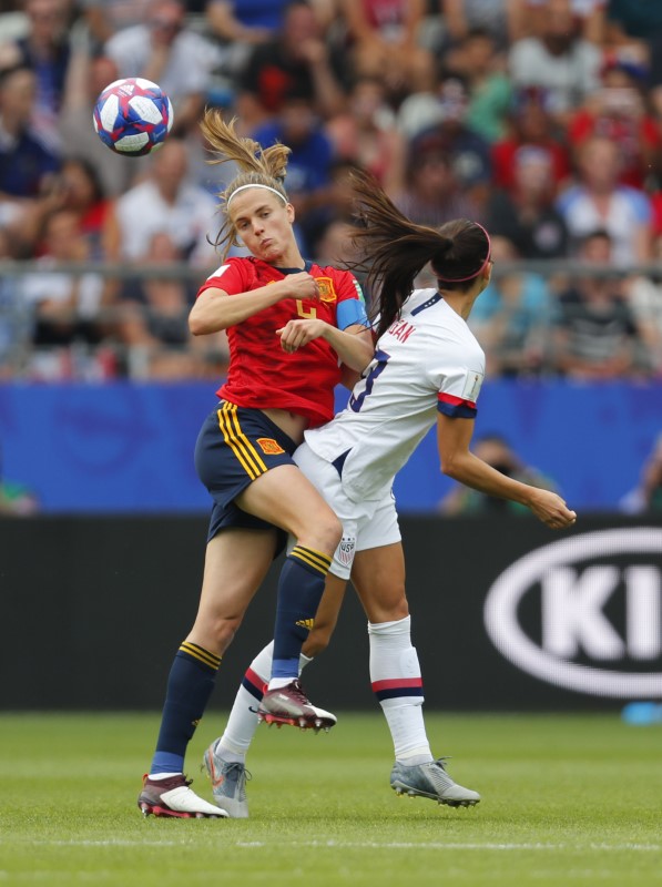 © Reuters. Soccer: Women's World Cup-Spain at USA