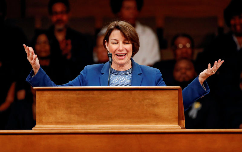 Democrat Klobuchar announces plan to help U.S. teachers and students