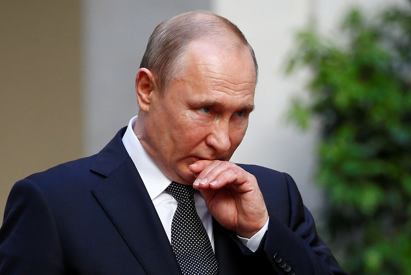 © Reuters. روسيا تصف الهجوم "البذيء" على بوتين في تلفزيون جورجيا بأنه استفزاز سياسي