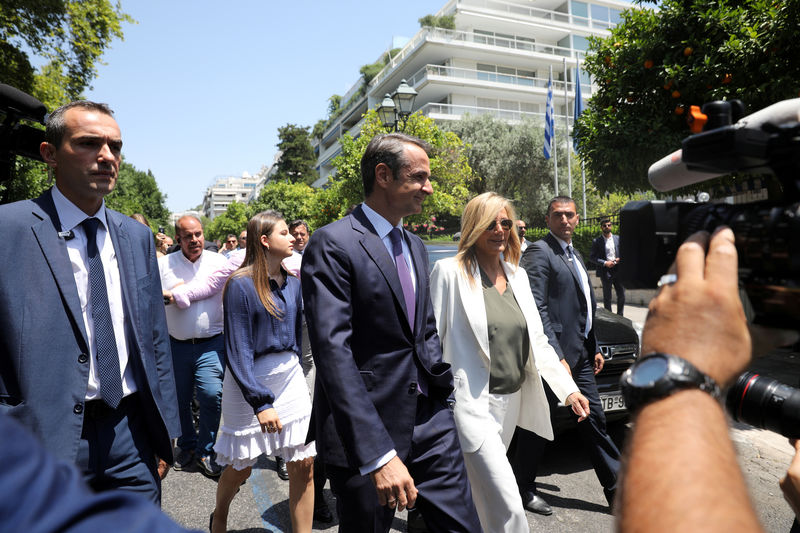 New Greek Prime Minister Mitsotakis takes over, Tsipras bows out